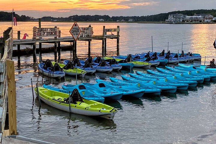Our kayak fleet at North beach.

